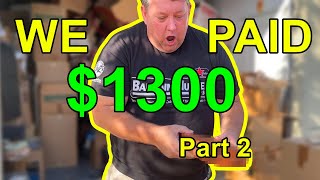 We paid $1400 for Abandoned Storage Wars Auction Unit Part 2 UNBOXING
