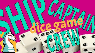 How to Play Ship Captain & Crew: An EASY DICE GAME for All Ages!