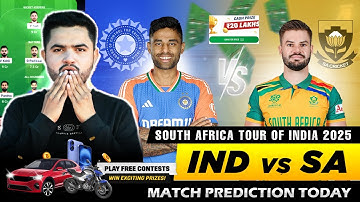 IND vs SA Dream11, IND vs SA Dream11 Prediction, India vs South Africa 2nd T20I Match