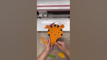 One Minute Make - TIGER - With Gracie - How to Assemble DIY Tutorial with SVG Files