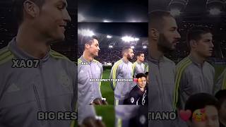 Respect Ronaldo ❤️ 🥰  #shorts #messi #ronaldo #shortsvideo