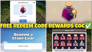 FREE REDEEM CODE REWARDS COC ✅ CLASH OF CLANS REDEEM CODE STORE CODE ✅ REDEEM CODE STORE CODE COC