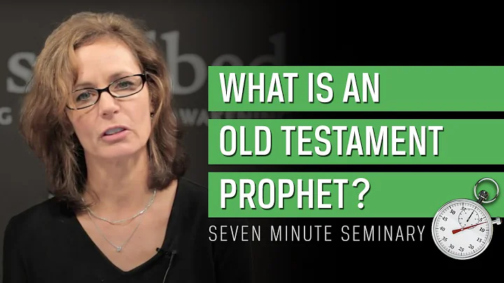 What Is an Old Testament Prophet? (Sandra Richter)
