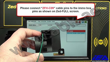 Programming key for Nissan Petrol Transponder Coil ICU Done By the Zed Full ZFH C09 Universal Cable