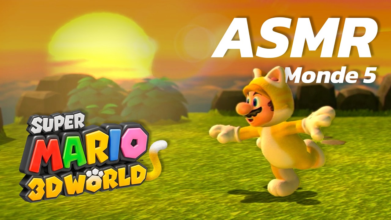 ASMR - Le monde 5 de Mario 3D World va te faire Dormir (il est trop bien)