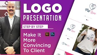 How To Make Your Logo Design Presentation | Adobe Illustrator Tutorial #logopresentation screenshot 2