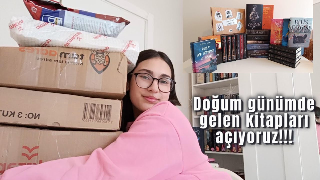 DOĞUM GÜNÜMDE HEDİYE GELEN KİTAPLARI AÇIYORUZZZ!!! 25 KİTAP