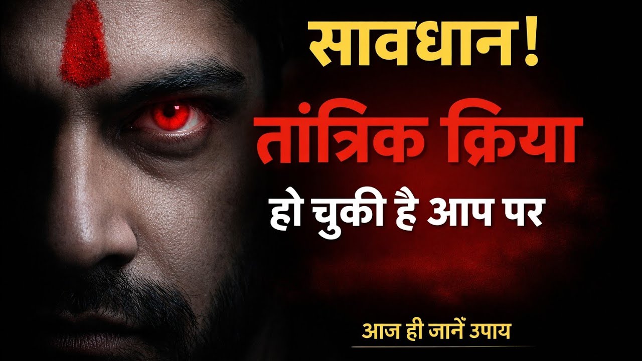 आपके ऊपर बहुत पावरफुल तांत्रिक क्रिया की गई है, जिसके कारण आपके जीवन में रुकावटें, बेचैनी, डर,