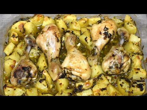 Pollo al horno con ajo y perejil ¡¡Receta fácil y económica!!