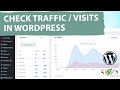 How to check website traffic  visits  visitors using wp statistics plugin in wordpress