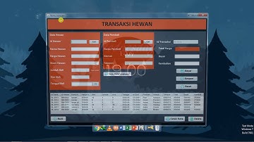 Demo Aplikasi Penjualan Hewan Peliharaan Berbasis Java Netbeans