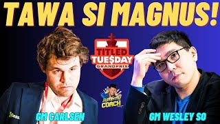 GINAWANG PUZZLE SI MAGNUS! NATAWA NA LANG! Carlsen and So! Titled Tuesday screenshot 3