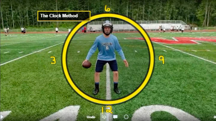 Two approaches to midline QB footwork