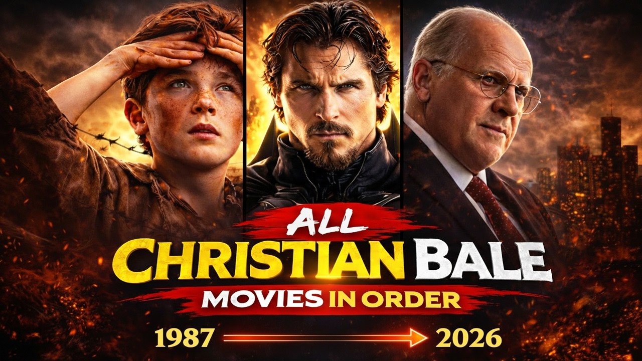 A behind-the-scenes look at Christian Bale preparing for a role
