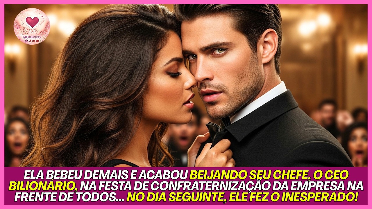 ELA BEBEU DEMAIS E ACABOU BEIJANDO SEU CHEFE 