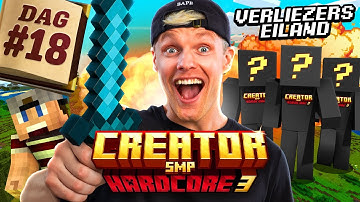 FINALE VERLIEZERS EILAND!! - MINECRAFT SMP HARDCORE SURVIVAL DAG 18