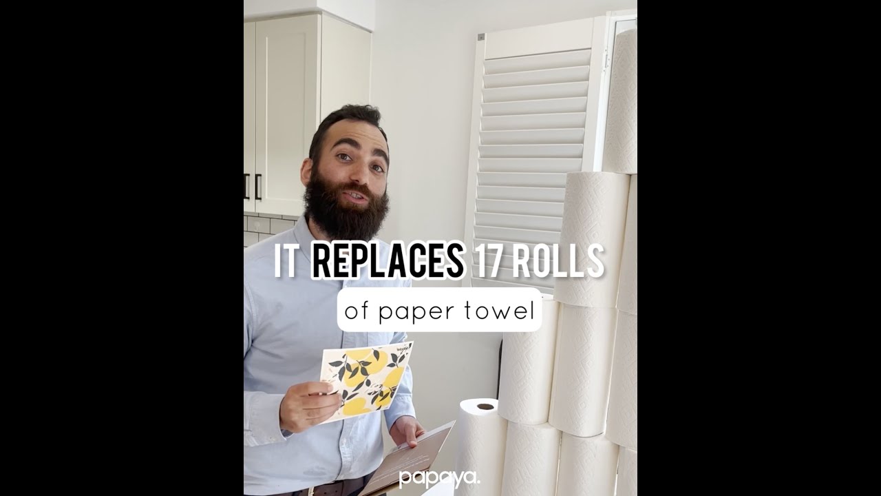 Papaya Paper Towels CoFounder Explains Why They're The BEST Reusable
