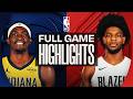 Game Recap Trail Blazers 131 Pacers 111 