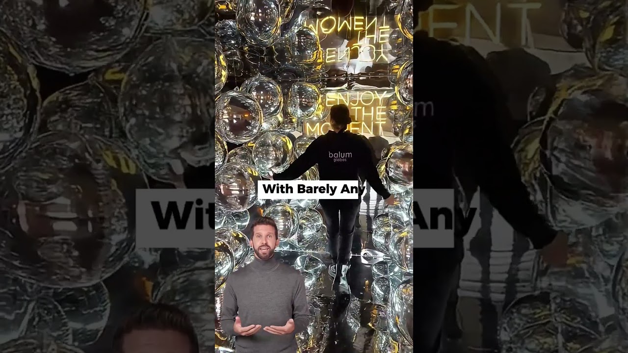 Genius Business Idea - Photo Booth Using Mirror Balloon 