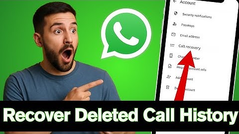 How to Recover Deleted Call History on WhatsApp Without Backup (2025) | Restore Deleted Calls