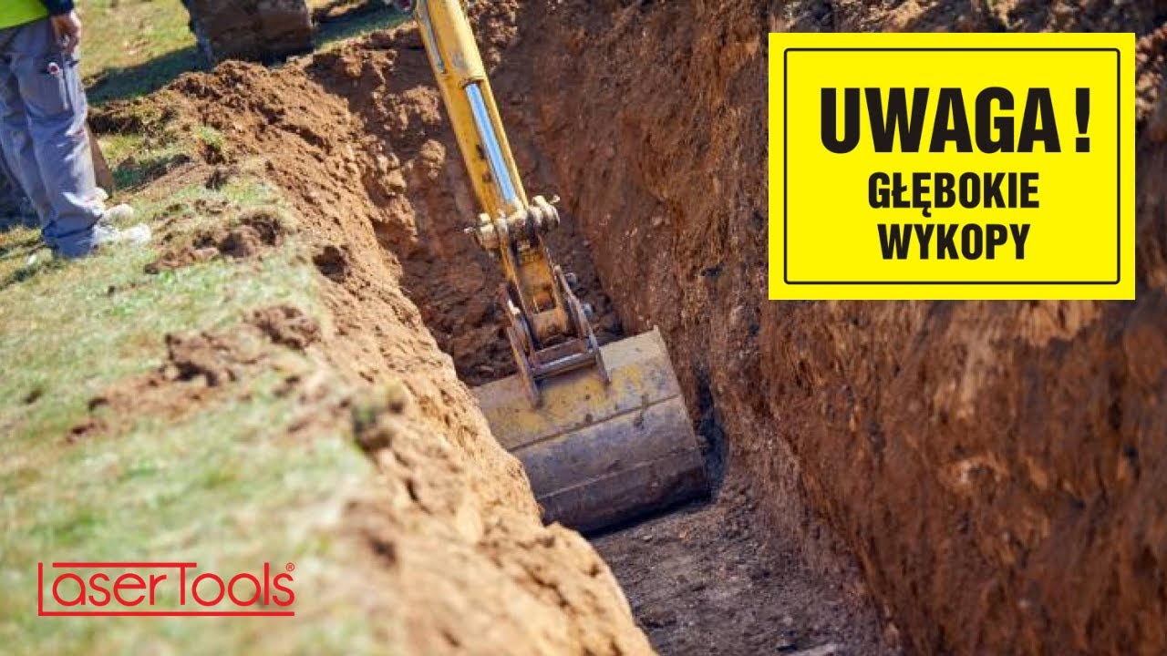 Łata do niwelatora laserowego a głęboki wykop - Jak zmierzyć wykop za pomocą niwelatora laserowego?