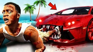 Süper Kanli Araba Franklini̇ Yedi̇ Peki̇ Şi̇mdi̇ Ne Olacak? Gta 5 Mods