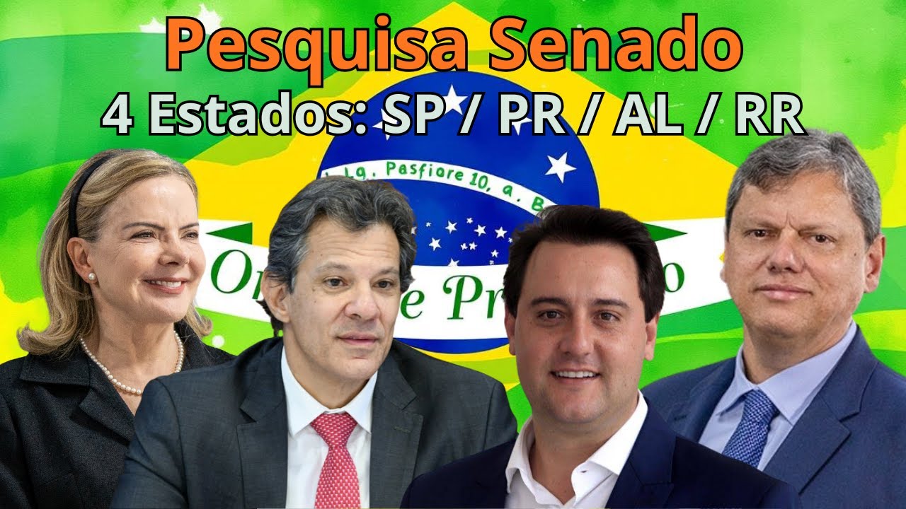 🚨 Novo Cenário no Senado: Ratinho Júnior Dispara, Haddad e Eduardo Bolsonaro Travam Batalha em 2026!