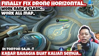 new update fix drone view horizontal bukan vertical work rank and clasic in mobile legends patch Yve screenshot 2