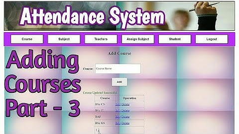 Part 3. Admin Panel (Adding Courses) - Part II