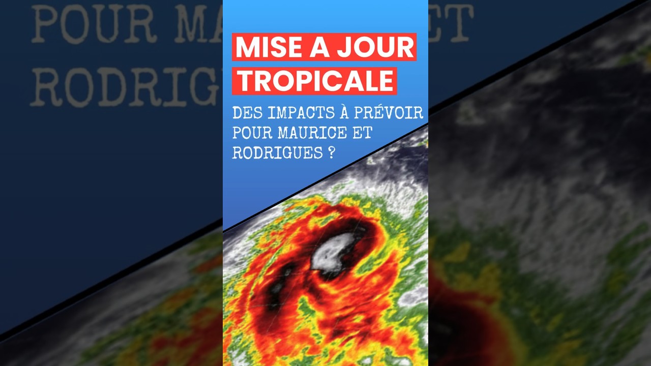 Impacts Potentiels du Cyclone à Maurice et à Rodrigues ?? #weather #maurice #cyclone