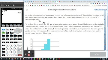 Unit 12 Estimating P-Values from Simulations Exercise YouTube video