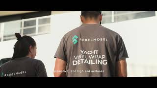 REBELNOBEL - Yacht Wrapping - Hull - 3M 2080 vinyl covering film