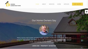 Customizable Construction Website WordPress Theme