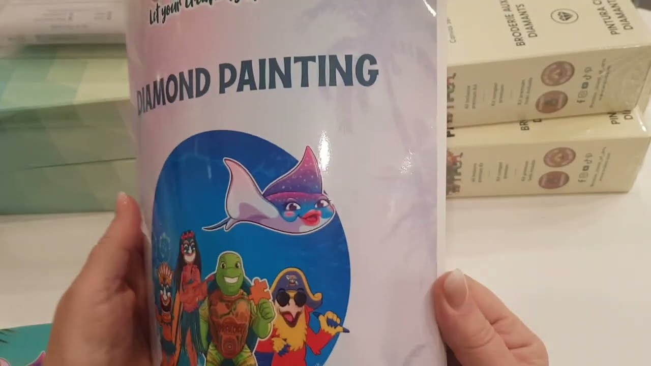 🟩👀#Unboxing # ORALOHA# Mysterybox & Mysterybild #  Diamond Painting💎