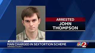Man charged in sextortion scheme