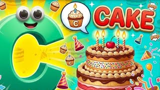 Alphabet 'C' Phonics Song for Kids | C is for Cake, Cat & Car! 🎂🐱🚗”