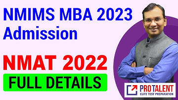 NMAT 2022 Registrations Open; Exam from Oct 10 to Dec 19 NMAT Exam Pattern & Dates | Top B - Schools