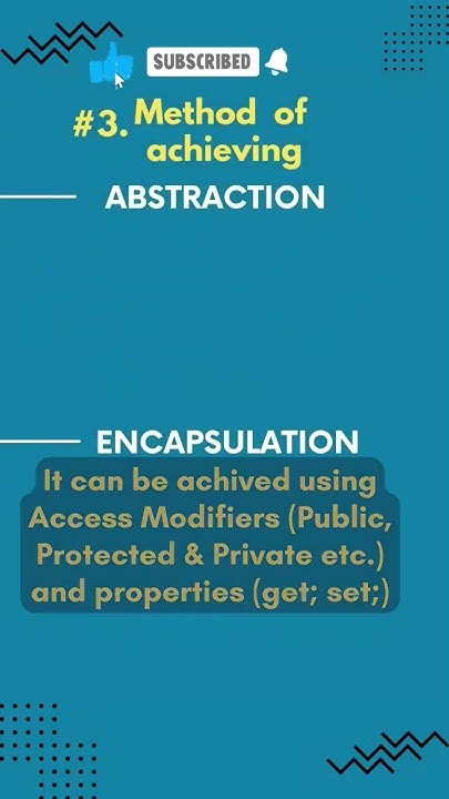 Design vs Implementation - Encapsulation and Abstraction - YouTube