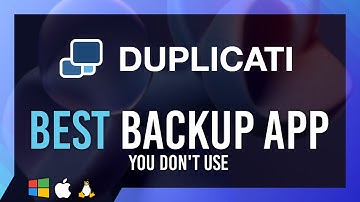 EASY BACKUPS | Compressed, Encrypted, Rolling | Duplicati | Windows, Mac, Linux