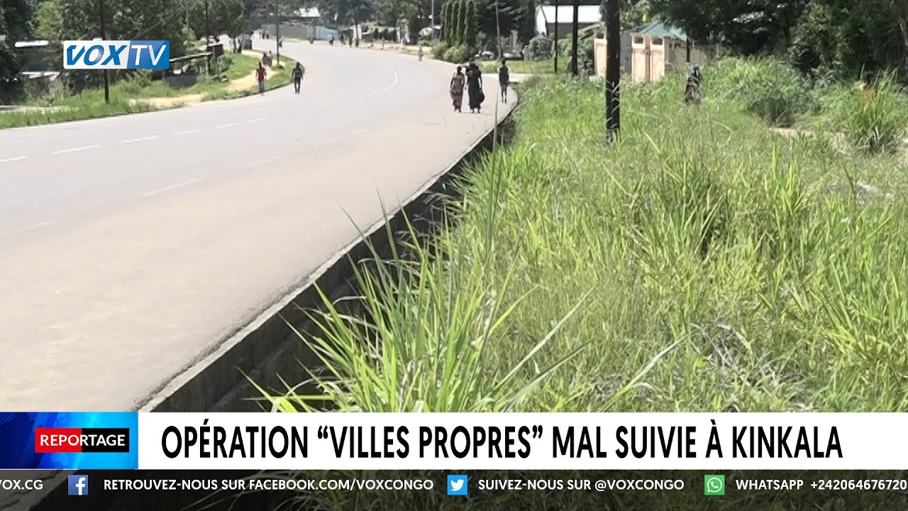 Opération ville propres mal suivie à Kinkala