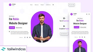 How to make a responsive portfolio website with tailwind CSS