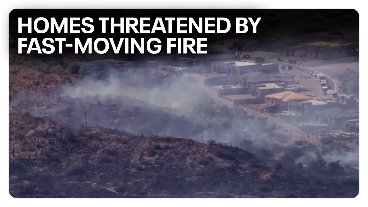 Gate Fire, previously the Sand Hills Fire, burns feet from Scottsdale neighborhood