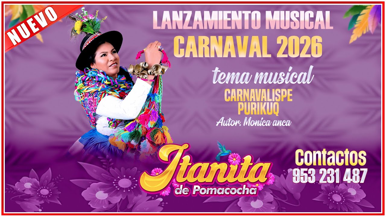 🥳🎻 𝐈𝐓𝐀𝐍𝐈𝐓𝐀 𝐃𝐄 𝐏𝐎𝐌𝐀𝐂𝐎𝐂𝐇𝐀   ☛ 𝐂𝐚𝐫𝐧𝐚𝐯𝐚𝐥𝐞𝐬𝐩𝐞 𝐏𝐮𝐫𝐢𝐤𝐮𝐪  - 𝐂𝐀𝐑𝐍𝐀𝐕𝐀𝐋 𝟐𝟎𝟐𝟔 🎉🎶