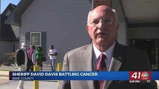 Bibb County Sheriff David Davis out of office for cancer treatment