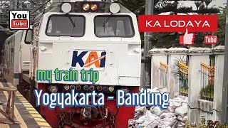 KA LODAYA train executive Yogyakarta to Bandung Indonesia ll @CellyAndriani