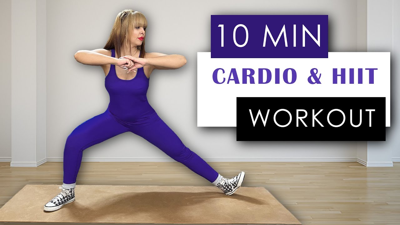 10 MINUTES CARDIO AND HIIT WORKOUT AT HOME| BURN FAT FAST, NO EQUIPMENT ...