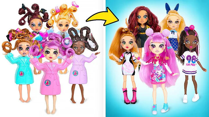 Amazing Transformation Of 5 Dolls || Super Beauty ...