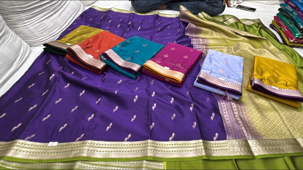 Chickpet Wholesale Banarasi Saree | Semi Kanjivaram Silk | Tussar Silk | Linen Saree | Mashru Silk