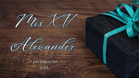 XV aos Alexander video por Produccines Fotogrficas...