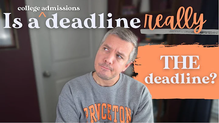 What colleges AREN'T telling you about college application deadlines #collegeadmissions